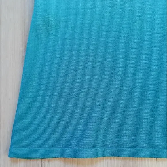 White House Black Market Ombre Tank Teal M NWT - Picture 6 of 9